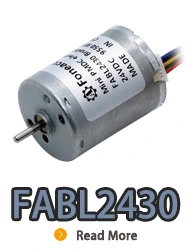 FABL2430 bürstenloser Gleichstrom-Elektromotor mit Innenrotor und eingebautem Treiber