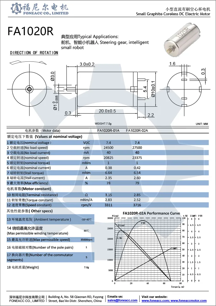 1020r 10 mm kernloser Mikrobürsten-DC-Elektromotor.webp